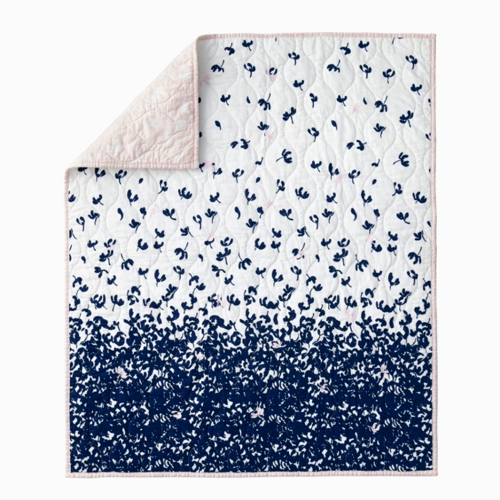 Wildflower Nursery Crib Quilt
